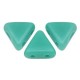 Les perles par Puca® Kheops Perlen Opaque green turquoise 63130